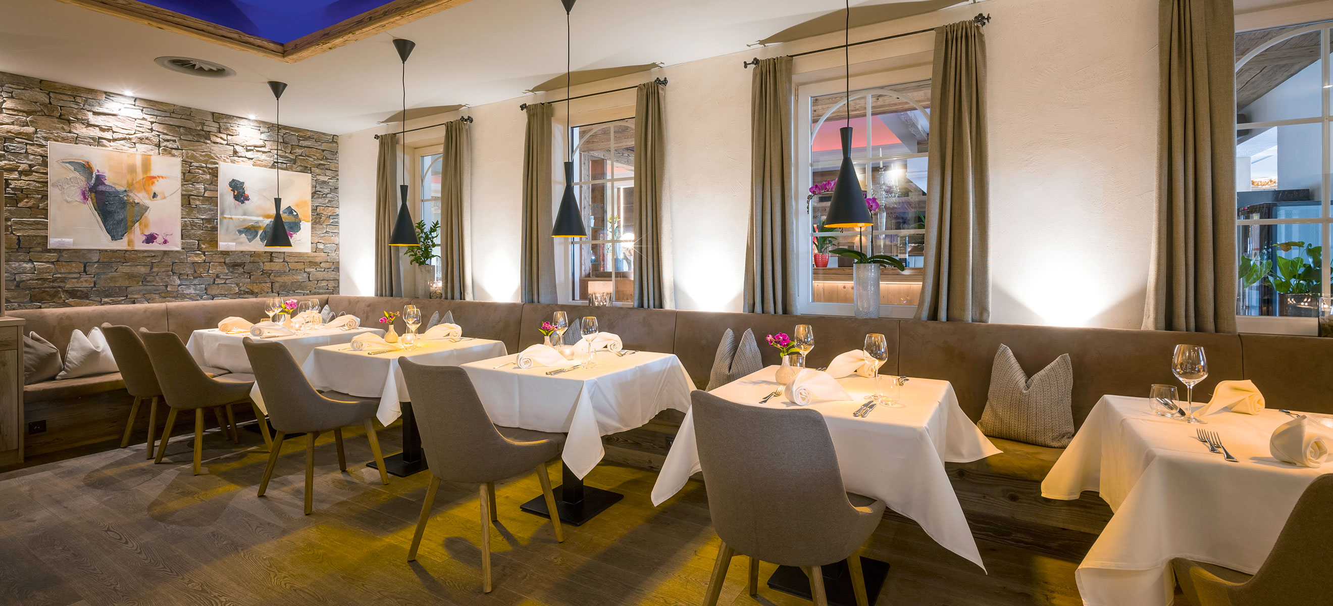 Das Hotel »Panorama Royal« leistet sich ein Gourmet-Restaurant.