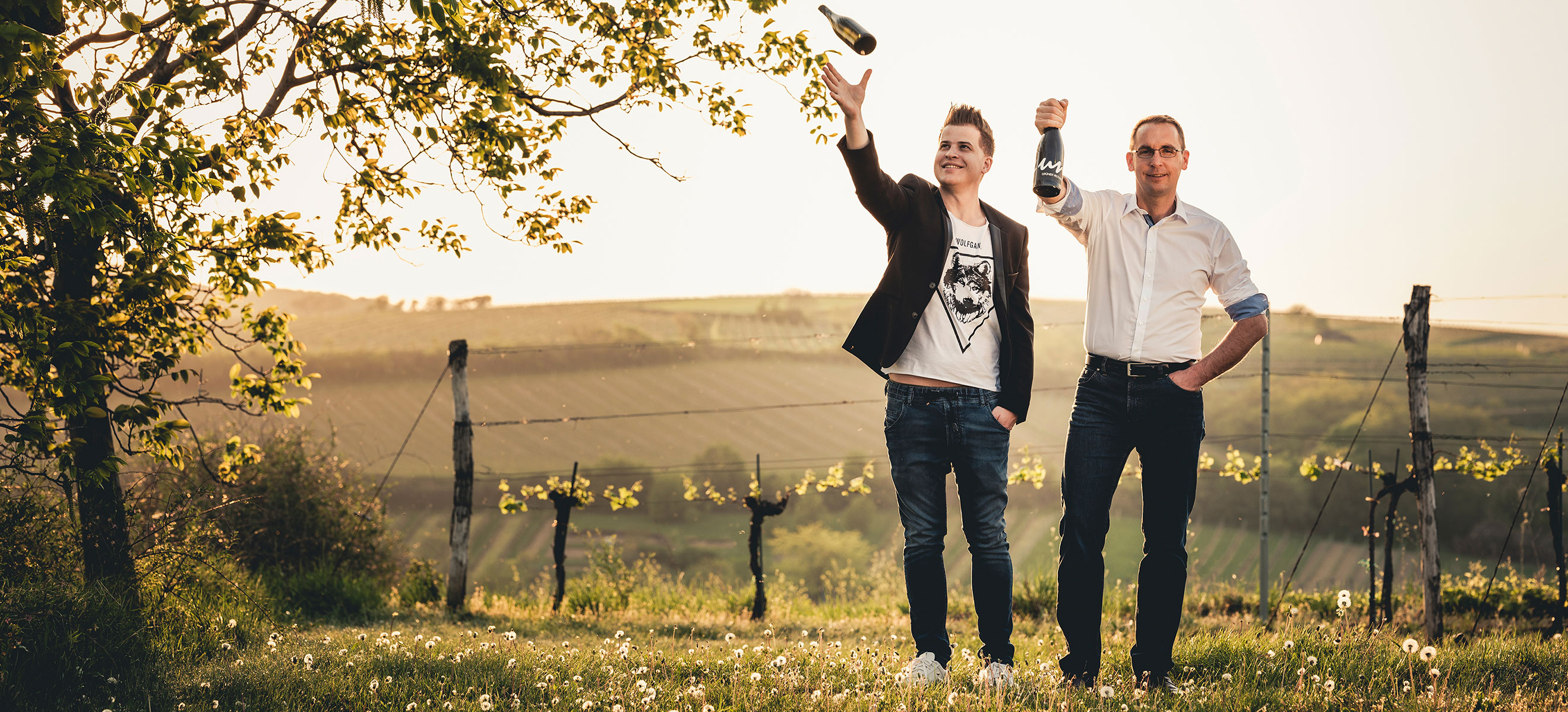 Seit 2006 führen Leo und Wolfgang Hagn das Weingut.
