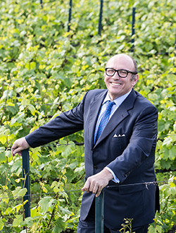 Maurizio Zanella im Weingarten