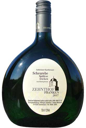Weingut Zehnthof Weickert, 2017 Astheim Karthäuser Scheurebe trocken