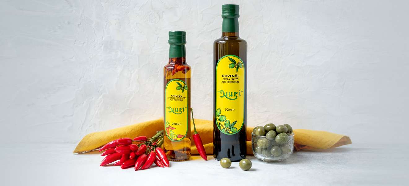 Nuri Olivenöl und Chili Öl