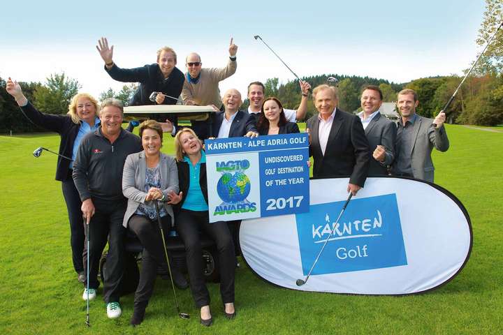 So jubelt Kärnten. Das Bundesland erhielt den »Golf Travel Award«. Die Auszeichnung gibt es nur für die besten Golfdestinationen der Welt.
