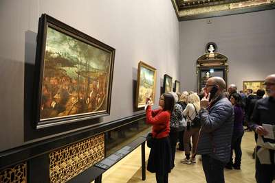 Die Bruegel-Ausstellung ist ein Publikums-Magnet.