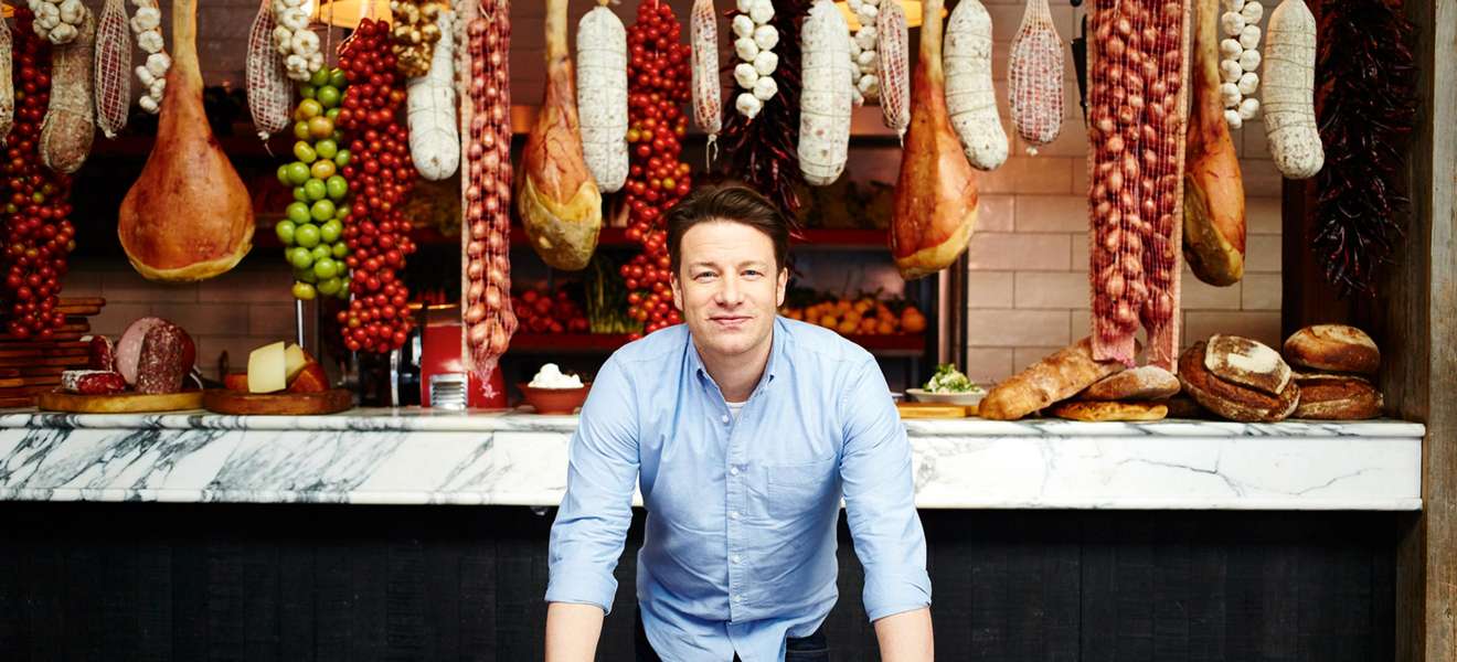 Namensgeber, aber sicher nicht am Herd: Jamie Oliver.