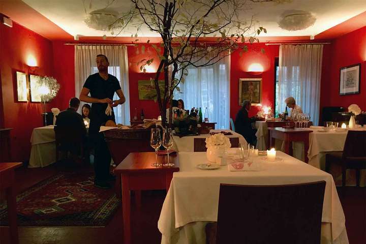 Das Restaurant »Hiša Franko«, wie es ­s­ich derzeit präsentiert.