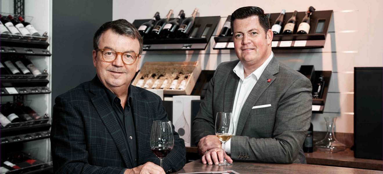 Willi Klinger, Geschäftsführer Wein & Co und Werner Greigeritsch, Leitung Vertrieb B2B Wein & Pro.