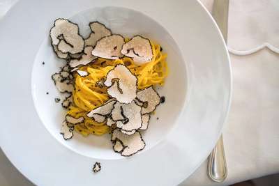 Trüffel wird im Piemont gerne mit Pasta serviert.