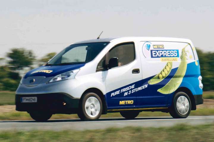 Die Metro Express-Flotte besteht aus E-Vans.