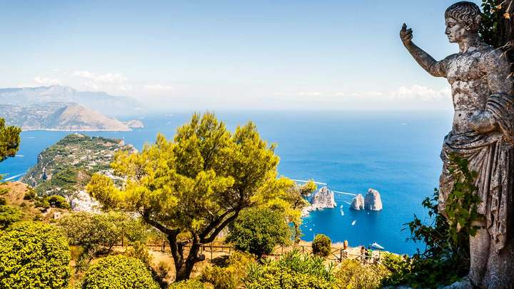 Auch auf der bekannten Ferieninsel Capri wird Wein angebaut.