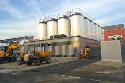 Auf Expansionskurs: Die Brauerei Chopfab erweiterte ihre Produktion in den ersten Jahren stetig.