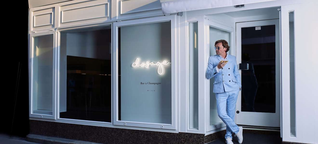 Friso Schopper spricht vor Dosage in Wien mit Falstaff PROFI über Luxus