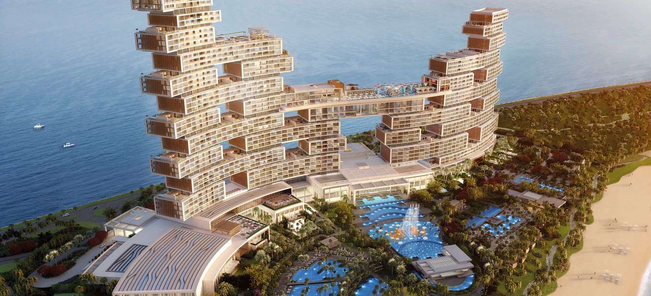 Das »neue Atlantis« befindet sich gleich neben dem Schwesterhotel auf Dubais »The Palm«.