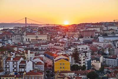 Lissabon Sonnenaufgang