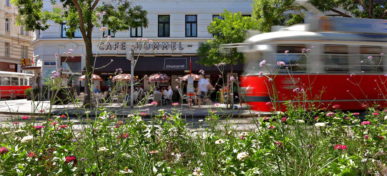 Das Café Hummel zählt zu den bekanntesten Kaffeehäusern im 8. Bezirk. 