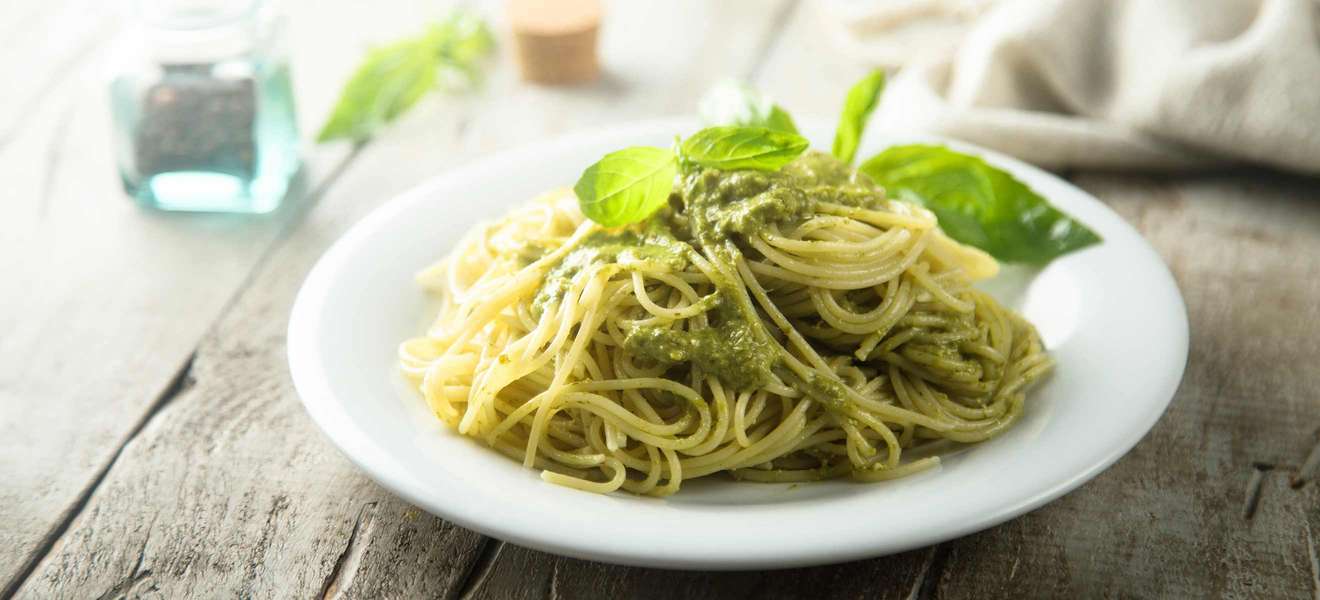 Einfach und gut: Pasta mit Pesto