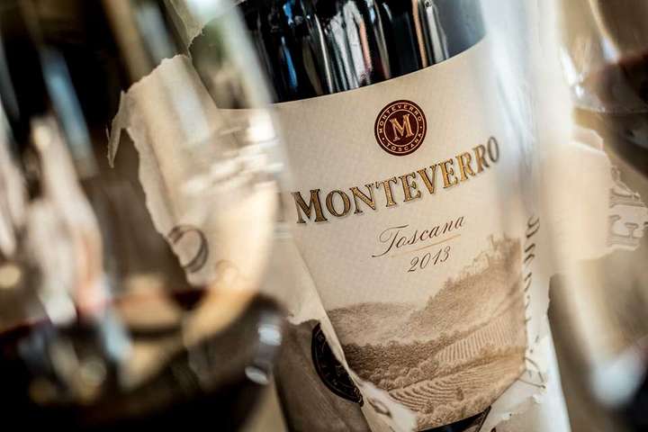 Aushängeschild: Der Monteverro ist eine Cuvée aus Cabernet Sauvignon, Cabernet Franc, Merlot und Petit Verdot.