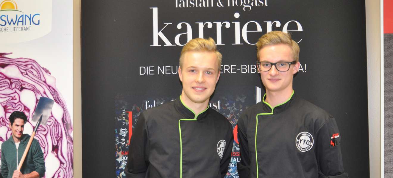 Die Finalisten Matthias Birnbach und Marcus Wakolbinger.
