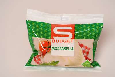 6. Platz, 90* Punkte: S Budget Mozzarella € 0,65 für 125 g (Kilopreis: € 5,20); Spar