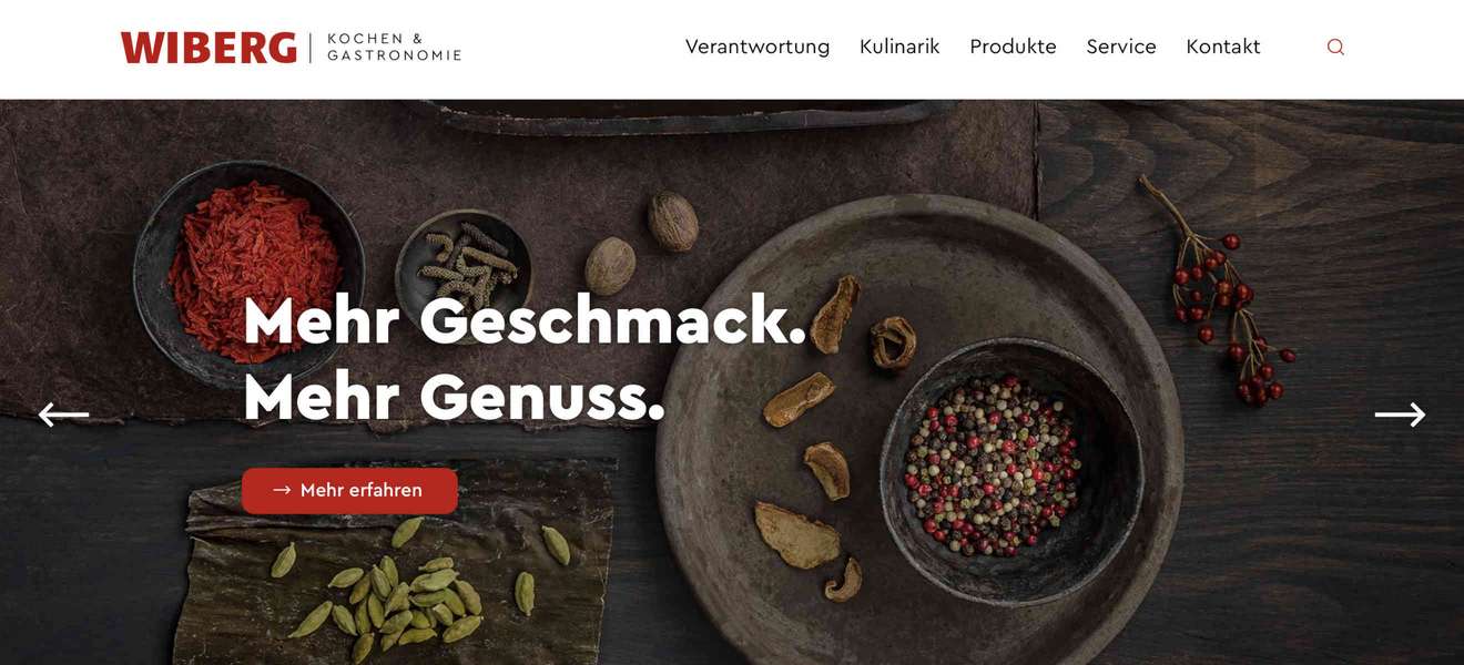 Geballtes Wissen im www verspricht die neue Wiberg-Webseite.