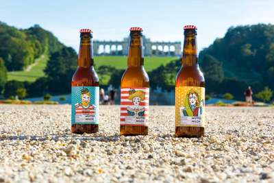 »MUTTERMILCH«: An der Gumpendorfer Straße wird das stylische Craft-Bier gebraut, getrunken werden kann es natürlich überall.