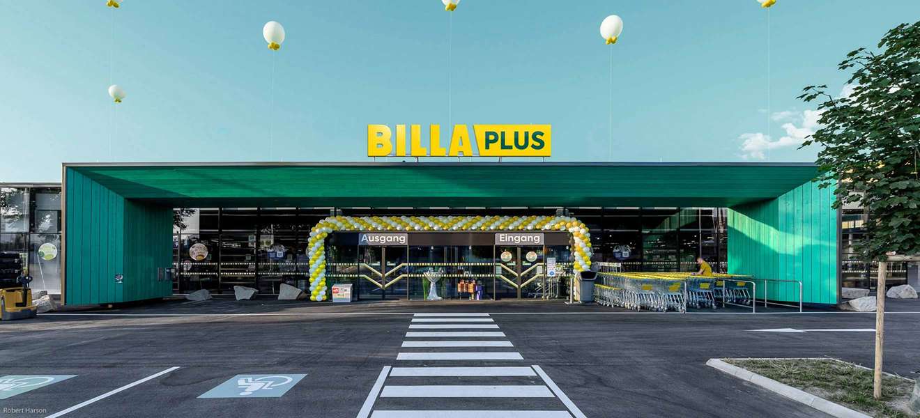 So sollen die neuen »Billa Plus«-Supermärkte aussehen.