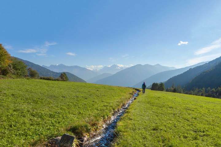 Die Waale im Vinschgau sind eines der ausgedehntesten Bewässerungssysteme in den Alpen.