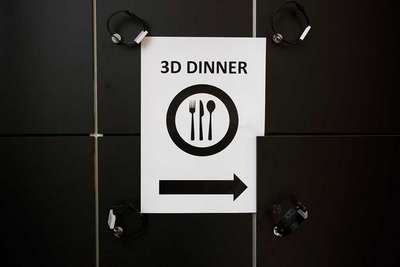 Beim Test im niederländischen Venlo lud das Pup-up Restaurant von Food Ink. im April zum 3D-Dinner.
