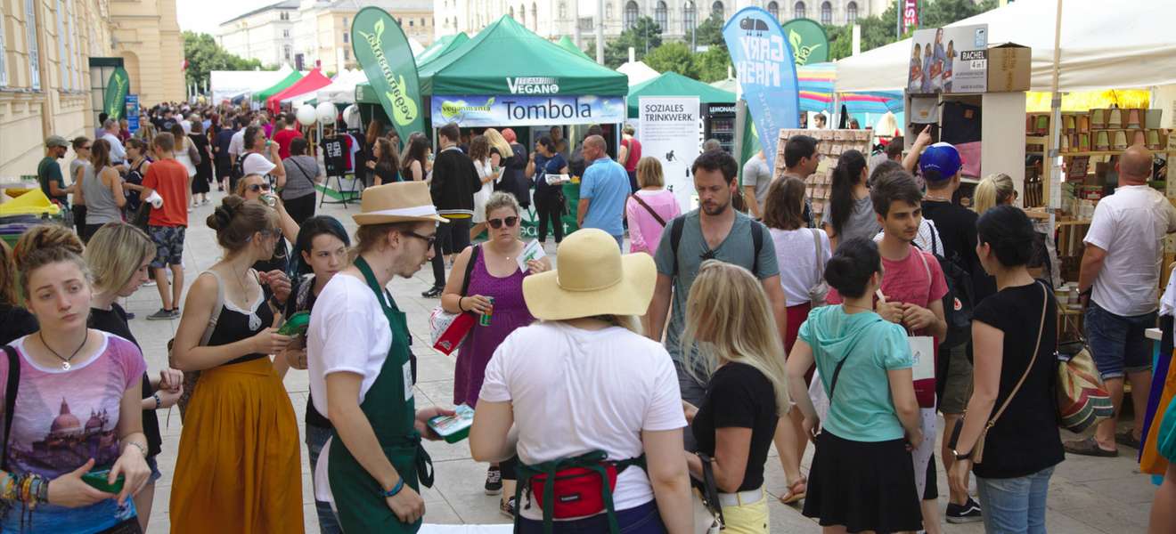 Das vegane Street Food Festival in der Steiermark lockt viele in die Hauptstadt.