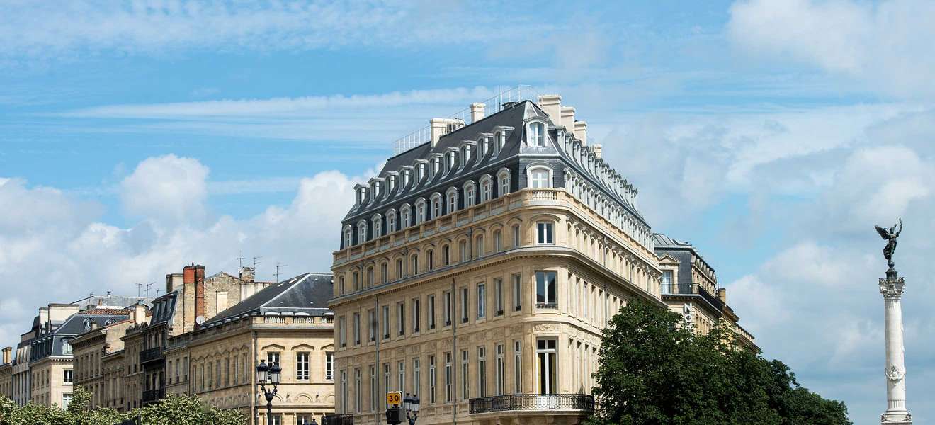 Das Hauptquartier des CIVB (Conseil Interprofessionnel du Vin de Bordeaux) in Bordeaux.