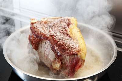 Club Steak / Fenchel-Spargelsalat 