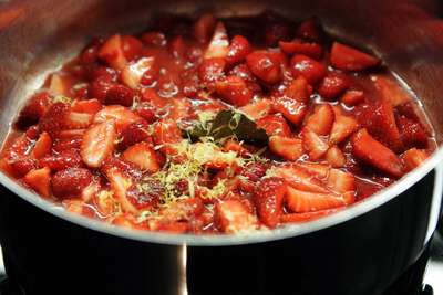 Erdbeer-Chia-Kompott