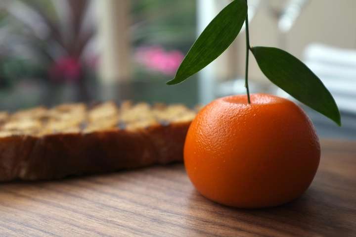 »Meat fruit« Blumenthals legendäres Gericht: Hühnerleberparfait, verkleidet als Mandarine.