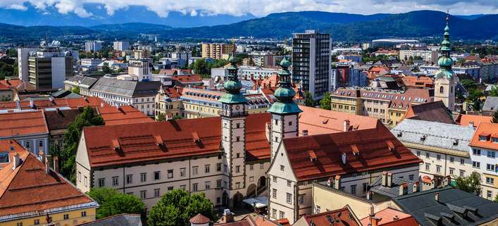 Blick auf Klagenfurt