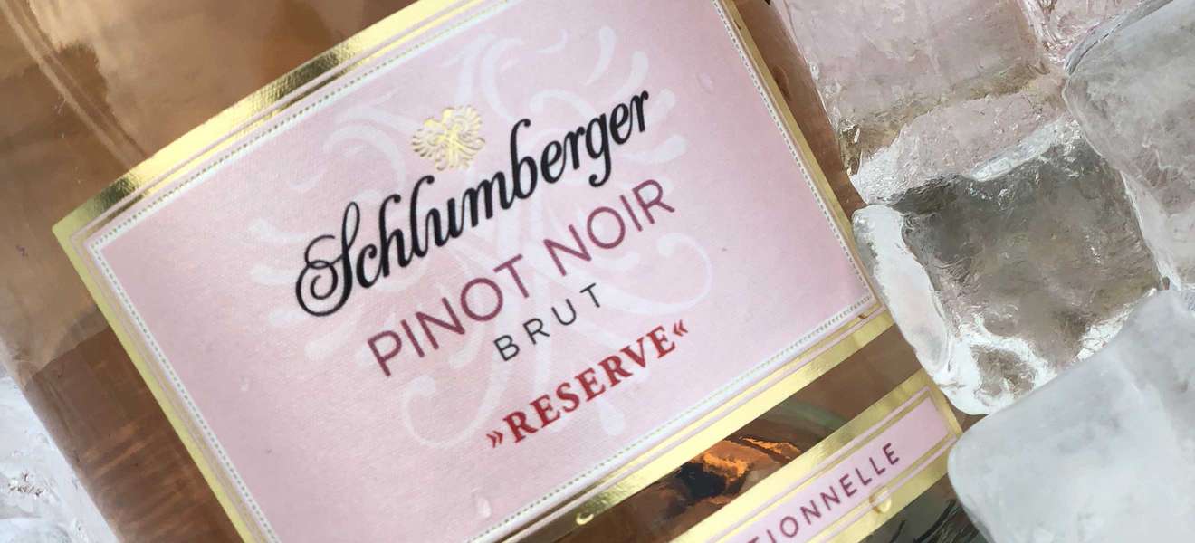 Der Pinor Noir gehört zum neuen, exklusiven Reserve-Sortiment der Sektkellerei Schlumberger.