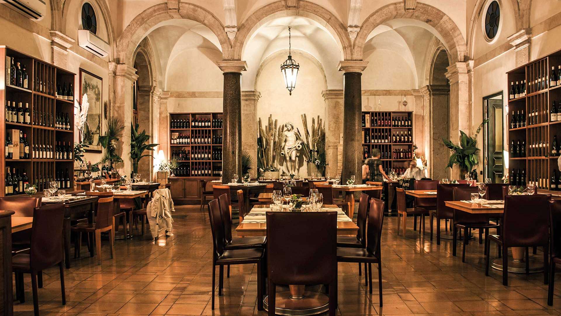 »Casa Bleve«: Essen in einem jahrhundertealten Palazzo nahe der Piazza Navona.