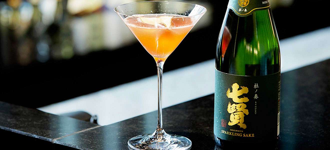 Sommer-Sake-Cocktail