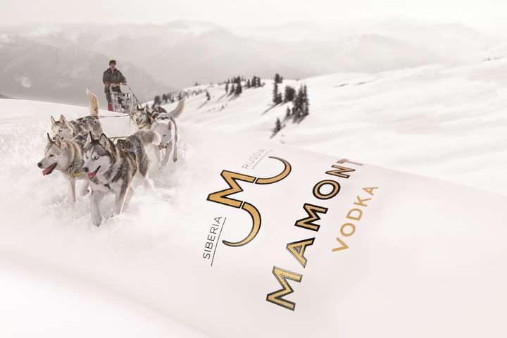 Der Mamont Vodka ist eine Hommage an wagemutige Abenteurer, die 2002 in Sibirien tatsächlich ein komplettes Mammut entdeckt haben.