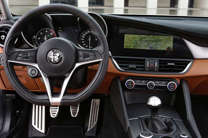 Innenraum der Alfa Romea Giulia