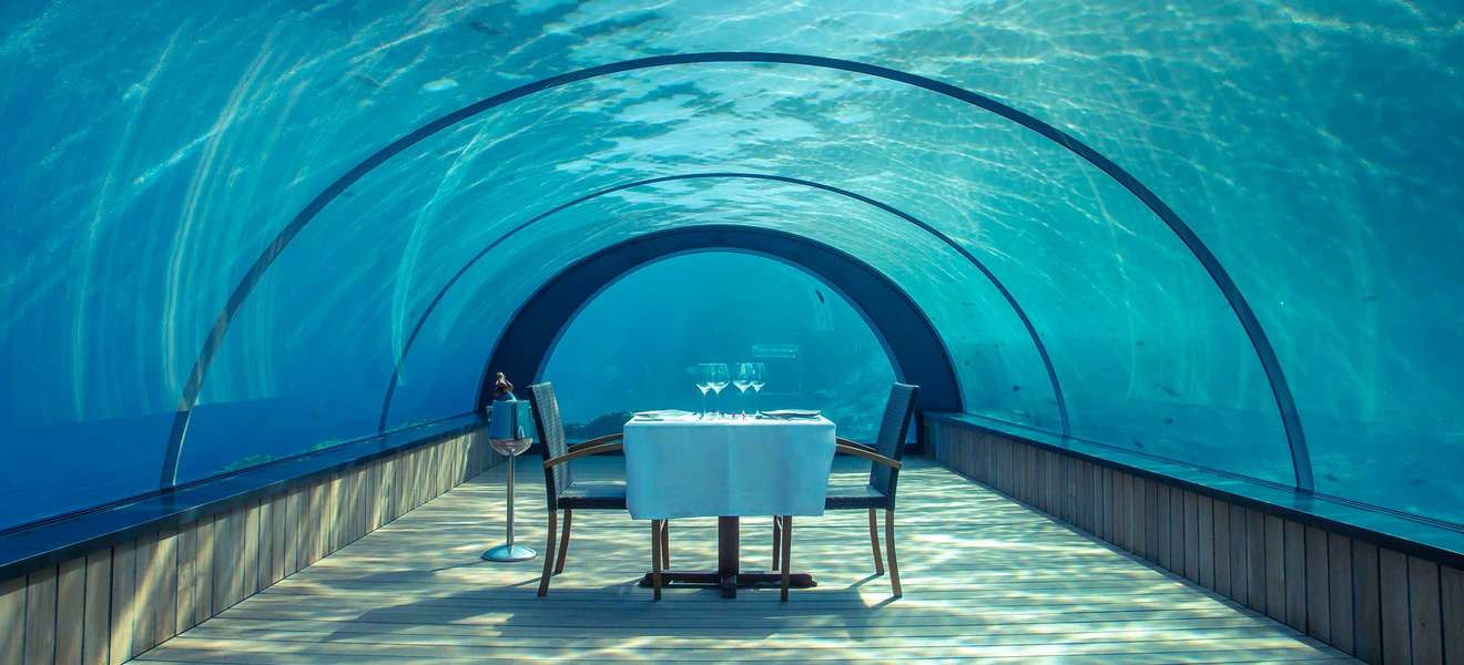Außergewöhnliches Restaurant auf den Malediven