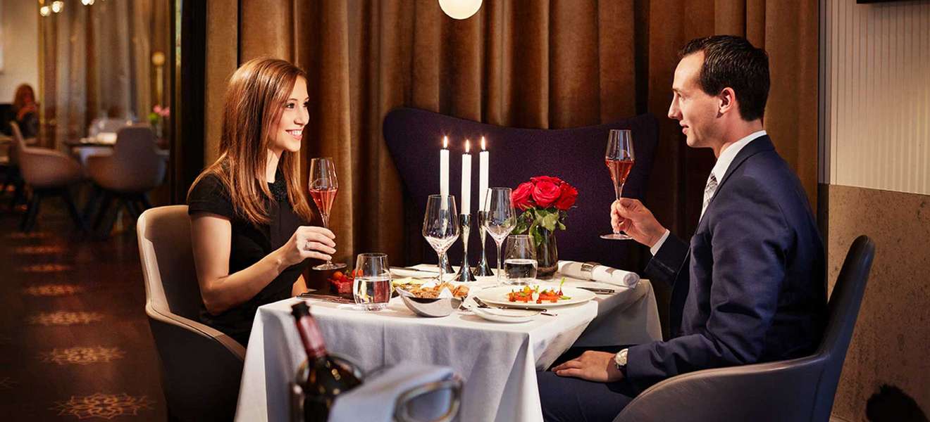 Romantik pur beim Valentins-Dinner im Sans Souci