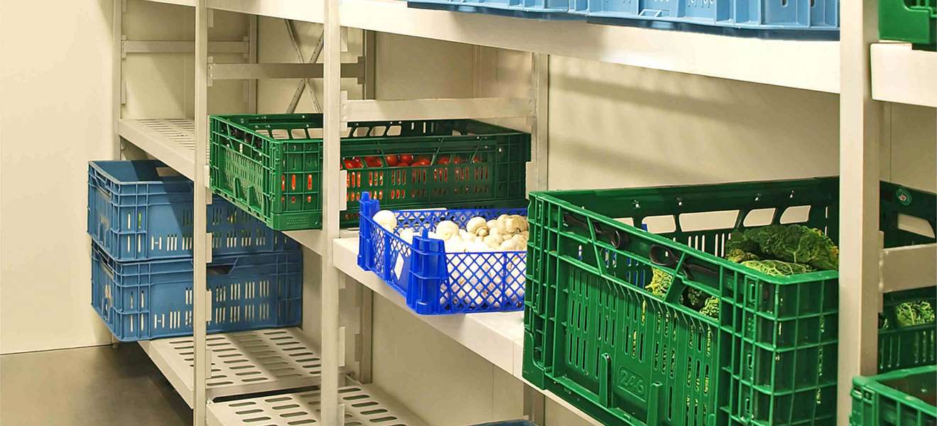 Richtige Lagerung vermeidet Kontamination und somit Lebensmittelverschwendung.