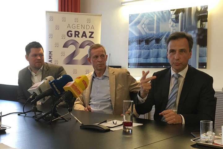 Graz-Tourismus im Aufwind: Philipp Florian, Dieter Hardt-Stremayr und Bgm. Siegfried Nagl