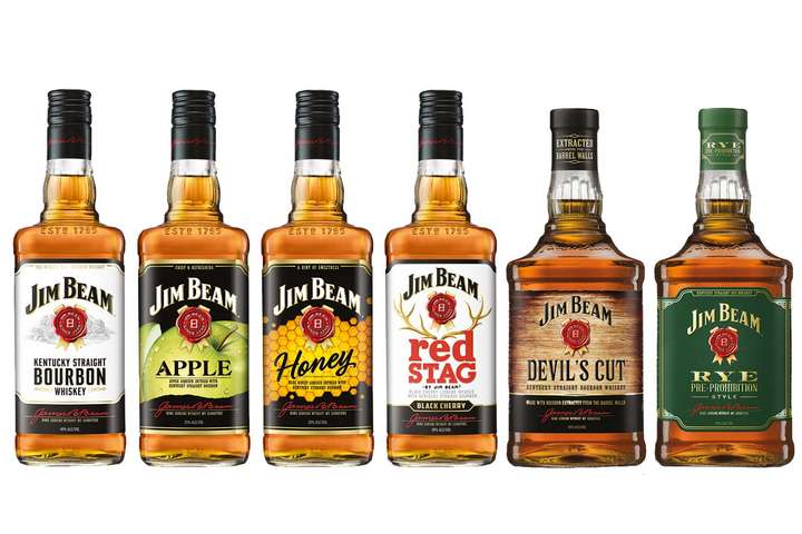 Ob der aus Fassholz extrahierte Devil’s Cut oder der zweifach gereifte Double Oak: Auf Bourbon- und Rye-Whiskey-Basis stellt Jim Beam eine ganze Palette von Whiskeys her. / Foto: beigestellt